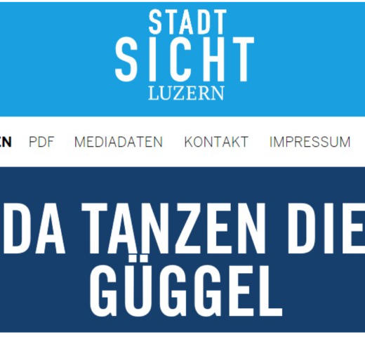 Stadtsicht Luzern - Da tanzen die Güggel